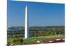 Washington DC - Washington Monument Aerial View in Beautiful Autumn Colors-Orhan-Mounted Photographic Print