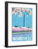 Washington DC, Washington Monument-null-Framed Poster