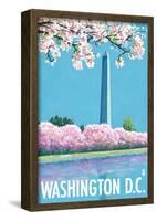 Washington DC, Washington Monument-null-Framed Poster