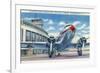 Washington DC - Washington National Airport Ramp-Lantern Press-Framed Premium Giclee Print