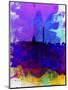 Washington DC Watercolor Skyline 2-NaxArt-Mounted Art Print