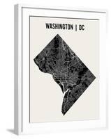 Washington DC-Mr City Printing-Framed Art Print