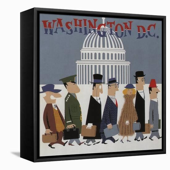 Washington DC-null-Framed Stretched Canvas