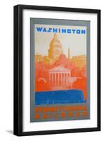 Washington DC-David Studwell-Framed Giclee Print