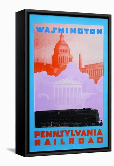 Washington DC-David Studwell-Framed Stretched Canvas