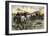 Washington Directing the Siege of Yorktown, Virginia, During the American Revolution, 1781-null-Framed Giclee Print