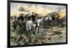 Washington Directing the Siege of Yorktown, Virginia, During the American Revolution, 1781-null-Framed Giclee Print