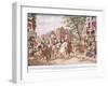 Washington Enters New York, C.1910-null-Framed Giclee Print