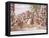 Washington Enters New York, C.1910-null-Framed Stretched Canvas