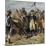 Washington Firing First Shot at Yorktown-H.a. Ogden-Mounted Giclee Print