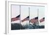 Washington Flags at Half-Staff-Vince Mannino-Framed Photographic Print