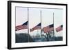 Washington Flags at Half-Staff-Vince Mannino-Framed Photographic Print