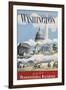 Washington, Go By Train-null-Framed Giclee Print