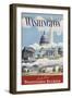 Washington, Go By Train-null-Framed Giclee Print