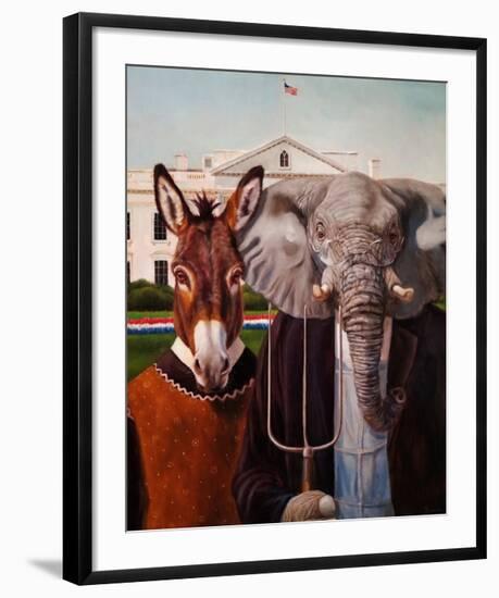 Washington Gothic-Lucia Heffernan-Framed Art Print