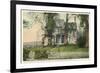 Washington Headquarters at Battle of Brandywine, New York-null-Framed Premium Giclee Print