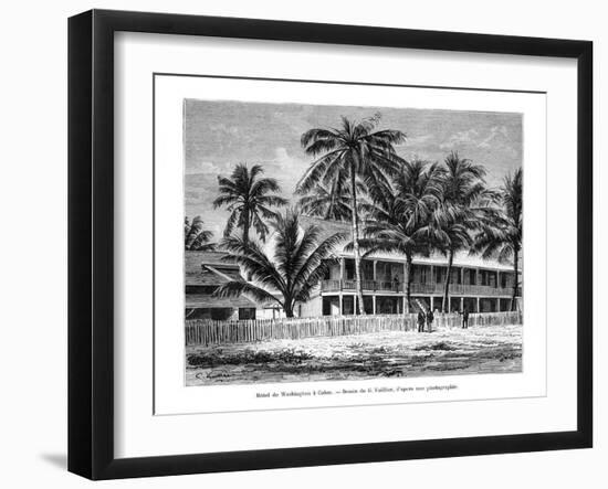 Washington Hotel, Colón, Panama, 19th Century-Vuillier-Framed Giclee Print