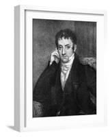 Washington Irving (1783-185), American Author, 19th Century-null-Framed Giclee Print