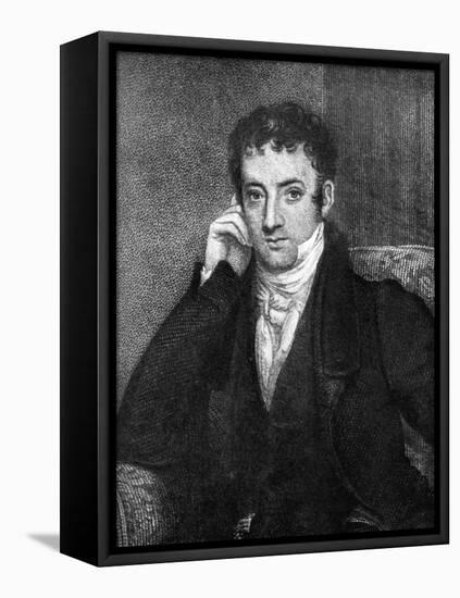 Washington Irving (1783-185), American Author, 19th Century-null-Framed Stretched Canvas