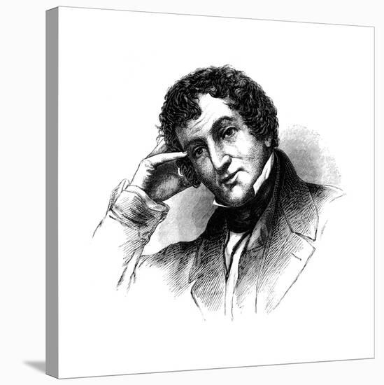 Washington Irving, American Author-null-Stretched Canvas