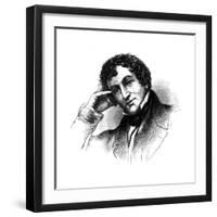 Washington Irving, American Author-null-Framed Giclee Print