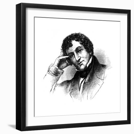 Washington Irving, American Author-null-Framed Giclee Print