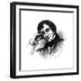 Washington Irving, American Author-null-Framed Giclee Print