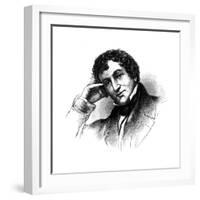 Washington Irving, American Author-null-Framed Giclee Print