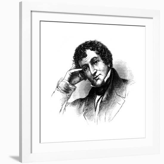 Washington Irving, American Author-null-Framed Giclee Print