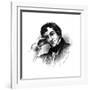 Washington Irving, American Author-null-Framed Giclee Print