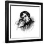 Washington Irving, American Author-null-Framed Giclee Print