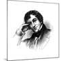 Washington Irving, American Author-null-Mounted Giclee Print