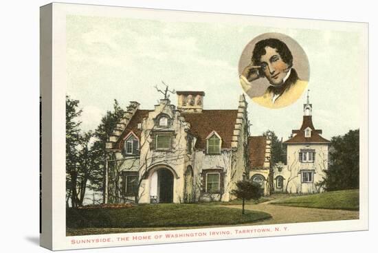 Washington Irving Home, Tarrytown, New York-null-Stretched Canvas