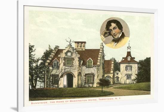 Washington Irving Home, Tarrytown, New York-null-Framed Art Print