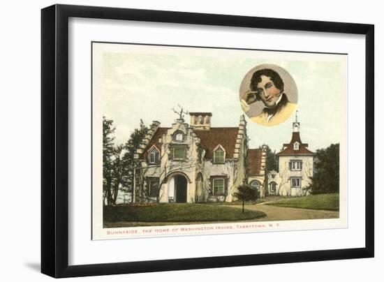 Washington Irving Home, Tarrytown, New York-null-Framed Art Print