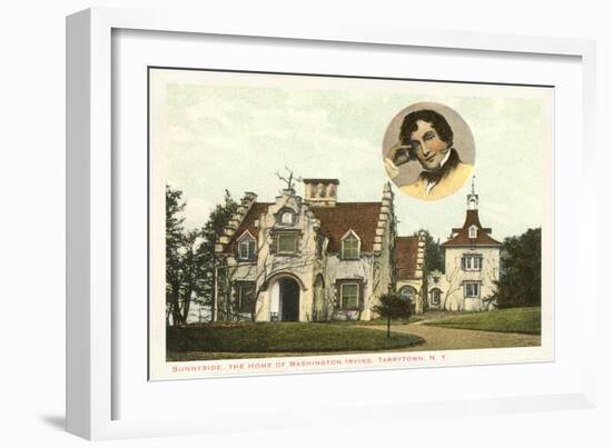 Washington Irving Home, Tarrytown, New York-null-Framed Art Print