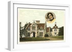 Washington Irving Home, Tarrytown, New York-null-Framed Art Print