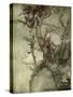 Washington Irving 's short-Arthur Rackham-Stretched Canvas