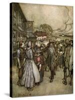 Washington Irving 's short-Arthur Rackham-Stretched Canvas