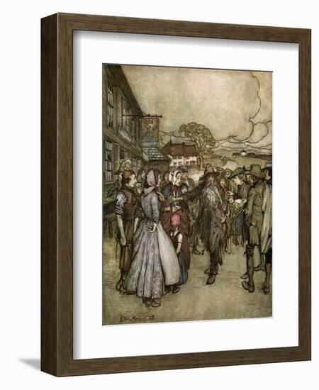 Washington Irving 's short-Arthur Rackham-Framed Giclee Print