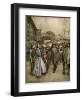 Washington Irving 's short-Arthur Rackham-Framed Giclee Print