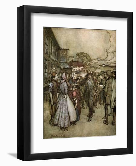 Washington Irving 's short-Arthur Rackham-Framed Giclee Print