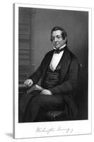 Washington Irving-Alonzo Chappel-Stretched Canvas