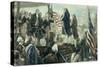 Washington Landing at Foot of Wall Street, NY-Frederick Coffay Yohn-Stretched Canvas