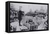 Washington Laying Cornerstone of U.S. Capitol-null-Framed Stretched Canvas