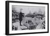 Washington Laying Cornerstone of U.S. Capitol-null-Framed Giclee Print