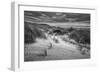 Washington, Long Beach. Dusk on the Beach Dunes-Ann Collins-Framed Photographic Print