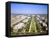 Washington Mall and Capitol Building from the Washington Monument, Washington DC, USA-Geoff Renner-Framed Stretched Canvas