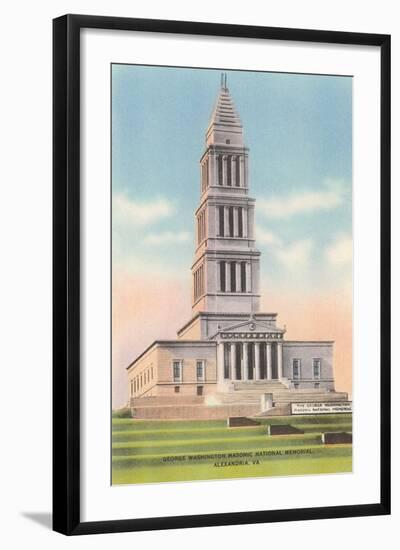 Washington Masonic Memorial, Alexandria-null-Framed Art Print