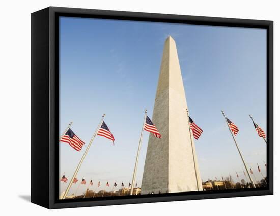 Washington Memorial Monument, Washington Dc., United States of America, North America-Christian Kober-Framed Stretched Canvas